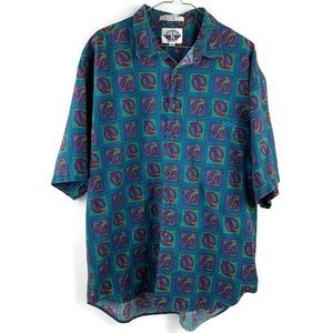 Dockers Vintage 90s Button Down Short Sleeve Shirt